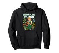 Native Plant Patrol Passionné de Jardinage et de Conservation des Plantes Vertes Sweat à Capuche
