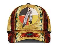 Native Pride Beau Motif Plumes Imprimé en 3D Homme Femme Chapeaux Pare-Soleil Réglable Casquette Trucker Vintage Casquette De Baseball Snapback Casquette pour Sport Pêche Adulte