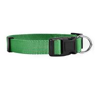 Native Pup Collier pour chien en nylon - Couleur unie - Taille M - Vert