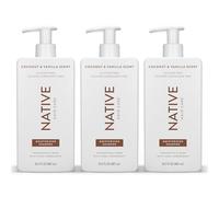 Native Shampooing Hydratant Coco & Vanille - Tous Types de Cheveux, Colorés & Traités, Fins à Secs Abîmés, Sans Sulfates, Sans Silicones & Sans Colorants (Lot de 3, 487 ml chacun)