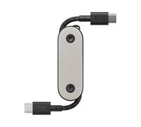 Native Union - Câble de charge portable USB-C vers USB-C renforcé en tresse, 60W - Compatible avec iPhone 16, 16 Pro, 16 Pro Max, iPad Pro, iPad Air, Galaxy S24, Flip 6, Fold 6 (Sable de Pierre)