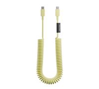 Native Union Câble USB-C vers USB-C 60W Spiralé 2.4m Série POP Charge Rapide