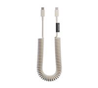 Native Union Câble USB-C vers USB-C 60W Spiralé 2.4m Série POP Charge Rapide