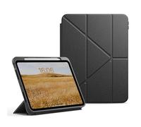 Native Union Coque Active pour iPad - Étui Support 4-en-1 léger et Durable avec Dos en TPU Mat - Porte-Stylo Apple - Couverture magnétique Compatible avec la Fonction de Veille Automatique (Noir)