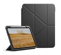 Native Union Coque Active pour iPad Pro M5 -Étui support 4-en-1 léger et durable avec dos en TPU mat - Porte-stylo Apple - Couverture magnétique compatible avec la fonction de veille automatique(Noir)