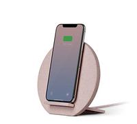 Native Union Dock Chargeur sans Fil - [Qi Certifié] 10W Base Polyvalente pour Chargement Rapide - Compatible avec iPhone 11/11 Pro/11 Pro Max(Rose)