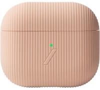 NATIVE UNION Étui Curve pour AirPods (3rd Gen) - Étui en Silicone élégamment texturé Compatible avec Les AirPod (3rd Gen) (Peach)
