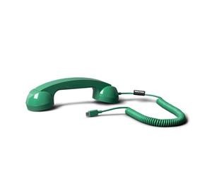 Native Union Pop Phone-Combiné téléphonique rétro avec Micro et Haut-Parleur, USB-C pour iPhone, iPad, Tablette, S25, Flip 7, Fold 7 -Travail Hybride, Appels, Vidéoconférences, Réunions (Pin)