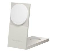 Native Union Rise 3-In-1 Qi2 Smartphone Gris clair USB Recharge sans fil Intérieure