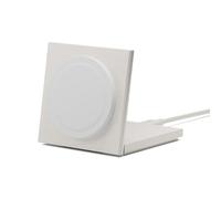 Native Union Rise Chargeur sans Fil Magnétique - Certifié Qi2 & Compatible MagSafe - Support de Charge Pliable pour iPhone Air, 17, 17e & Autres Appareils Qi - Recharge Rapide Jusqu’à 15W (Grès)