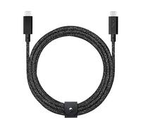 Native Union Type-C Belt Câble Pro - USB-C à USB-C 2,4m Câble de Charge Ultra Robuste Compatible avec iPhone 15, 15 Pro Max, MacBook Pro 14"/16" M2, Air 15" M2, iPad Pro (Cosmos)