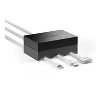 Native Union Weighter - Poids/Support de câble pour Bureau ou Table de Nuit - Organisateur antidérapant en métal et Silicone - pour Tous Les câbles Dont USB-C & Lightning (Noir)