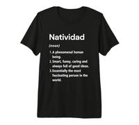 Natividad Définition du nom Dictionnaire Amusant T-Shirt Haut de Gamme