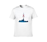 Natividad Olive Vaxxed from Cover Up to Catastrophe Casual Round Neck T Shirt White M