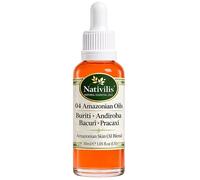 Nativilis accélération du renouvellement cutané enrichie en Huile Vierge 03 de la Forêt Amazonienne Andiroba Bacuri Pracaxi Favorise le renouvellement cellulaire teint revitalisé et peau douce Copaiba