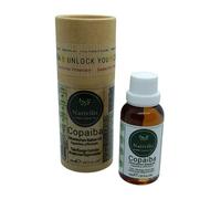Nativilis Copaiba - Baume huile essentielle (Copaifera officinalis) - Douleurs musculaires et articulaires - Anti-âge tache brune sur la peau Acné Mélasma - Circulation sanguine des varices 30ML