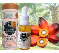 Nativilis Huile d'or de Ojon - (Elaeis oleifera) BOOSTER NATUREL DE LA PEAU DES CHEVEUX Huile vierge de la forêt tropicale - revitalise les follicules endommagés, donne du volume aux cheveux - Copaiba