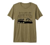 Nativité bébé Jésus Noël conseiller Dieu père Prince T-Shirt Haut de Gamme
