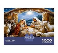 Nativité Divine 1000 Pièces Coffret Puzzle Puzzle Classique Carton Solide - Ultra Dur pour Couples, Top Noté, Activité Parfaite À La Maison 70x50cm/1000pcs