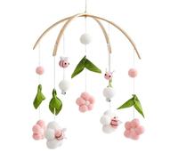 Nativité Mobile - Bell de lit de couchage | Porte-toites Mobile Toys | Jeu à la main pour le berceau, abeilles et les jouets de fleurs affamés pour le berceau, les tout-petits, avec de la musique