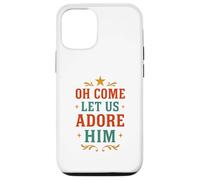 Nativity Oh Come Let Us Adore Him Vintage Women Christian Coque pour iPhone 12/12 Pro
