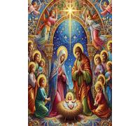 Nativity Scene in Italian Baroque Style Journal: Inspired by Traditional Italian Folk Art Where Holiday Spirit Meet Sacred Beauty