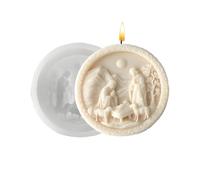 Nativity Scene Molds - Resin Molds, Christmas Decorations | Nativity Scene Figurines Silicone For Moldes, Crafts, Precise Details, Durable Material, Easy To Use, Creative Gift Ideas