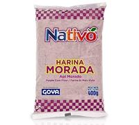 Nativo - Farine de violette - Farina Di Mais Viola - Produit latin - 400 Grammes