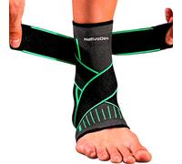 NativoDex Chevillère Entorse Renforcée - Maintien et Stabilisation de la Cheville - Prévention des Entorses - Support Sport Ajustable pour les Deux Pieds