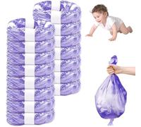 NATNAV Lot de 15 recharges de film de recharge pour poubelle à couches, 4,5 m, compatible avec Angelcare, Tommee Tippee, Spross, Litter Locker