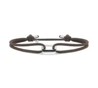 Nato Cuff - Bracelet Mousqueton Loop Argent 925 Paracorde 2mm - Bijou Homme ou Femme Ajustable dessiné et fabriqué en France