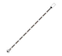 Nato Cuff - Bracelet Square Dot Paracorde et Argent 925 - Bijou Homme Ajustable Fabriqué en France (Marron)