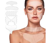 NATOSU Pack de 11 pansements anti-rides pour le visage et le front, pansements anti-rides pour le visage pendant la nuit pour réduire les rides fines, les rides du lion, les sourires