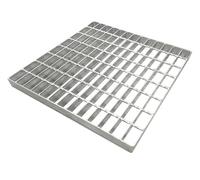 Natotela 500x500x30mm Caillebotis extérieur en Acier galvanisé,Caillebotis/Grille en Acier galvanisé,Carré,Maille 95/25 mm,sans Cadre,Charge 1996KG,pour Le Trottoir,Le Balcon,Le Cour,Le Garage