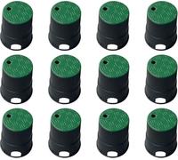 NATOTELA Lot de 12:Ø150 mm Regard Arrosage Enterré en polypropylène,Boîte d’irrigation en polypropylène rond,Pour jardin, parc, verger,pelouse,potager(Bas:Ø210mm)