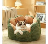 NATOU Animal de Compagnie Chien Chat lit Chaud Hiver Beau Chien lit matériau Doux nid pour Animaux de Compagnie Mignon Patte chenil pour Chat Chiot canapé Lits pour Chiens Accessoires