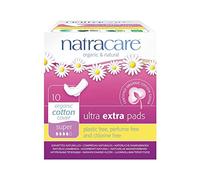 Natracare Lot de 10 serviettes en coton bio ultra extra