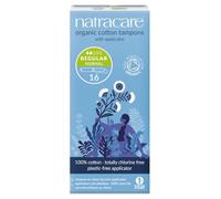Natracare - Lot de 16 Tampons en coton bio avec applicateur - Normal