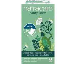 Natracare Protège-Slip Long Wrapped 16 Pièces