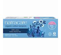 Natracare Super Plus Lot de 12 paquets de 20 tampons en coton bio sans applicateur 240 tampons