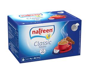 Natreen Classic Tablets 0kcal Boîtes 2x500 Sachets