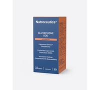 Natroceutics Glutathion SOD 30 Capsules végétaliennes| Glutathion liposomal Setria| Superoxyde Dismutase protégée| Concentré cellulaire et biodisponibilité accrus