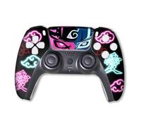 Natrruto Manette personnalisée PS-5 sans fil compatible avec la console Play-Station 5 par BCB Controllers | Fièrement personnalisée aux États-Unis avec impression HYDRO-DIP permanente (pas seulement