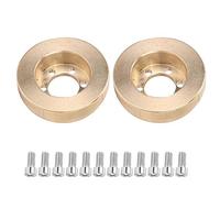 NATRUSS Poids du moyeu en Laiton, Poids de la Roue en Laiton Durable, Camion RC Haute Simulation pour Voiture sur chenilles RC 1.9 Pouces Jantes de Roue Beadlock TRX-4 moyeu de Roue de Voiture RC