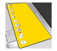 Natsume Yuujinchou 900x400mm Tapis de Souris XXL Multifonction Gaming Mousepad XXL Grand sous Main, Anime Souris 3mm Bureau Anti-Glissant Surface Texturée pour Ordinateur, B