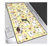 Natsume Yuujinchou Tapis de Souris Gaming XXL, 900x400mm, Anime Mouse Pad - Surface spéciale améliore la Vitesse et la précision, 3mm Base en Caoutchouc Antidérapant Surface-pour Ordinateur et PC, E