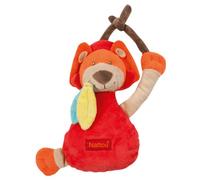 Nattou Doudou Flatsie Lion avec Vibration Rouge