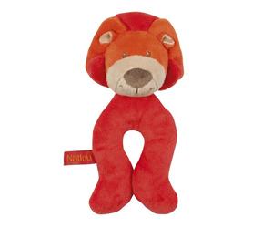 Nattou - 413220 - Hochet Anneau Lion - Rouge