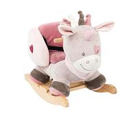 Nattou 987301 Bascule Licorne Jade, 10 - 36 Mois, 60 x 39 x 50 cm, Beige/Rose