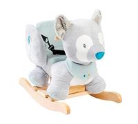 Tim&tiloo Bascule Tiloo Avec Son Fauteuil Et Sa Ceinture 3 Points - Gris